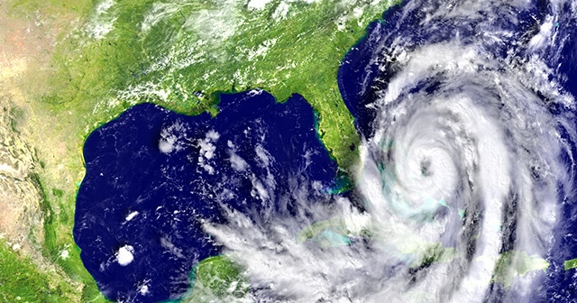 Nasa rendering of Hurricane Matthew