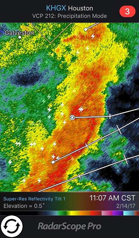 RadarScope Mesocyclone Icon RadarScope Mesocyclone Icon