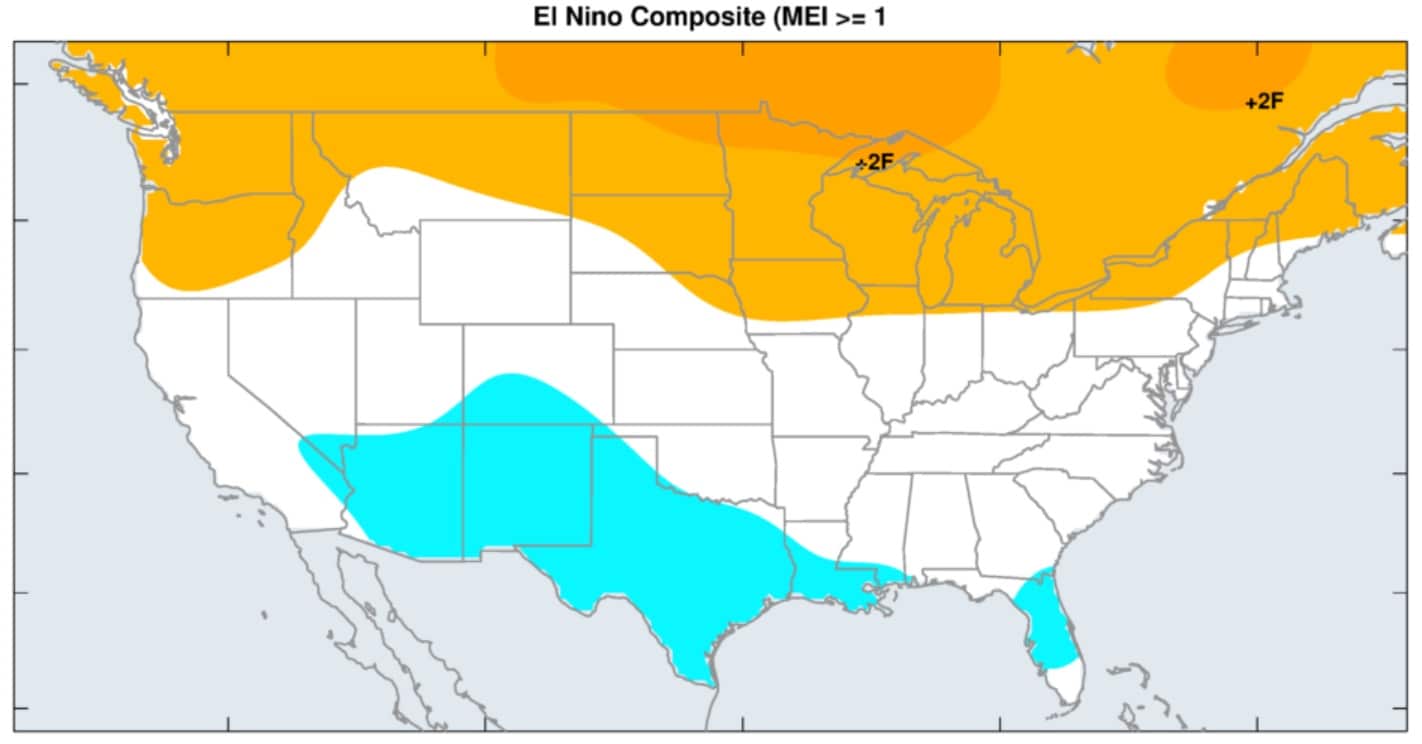 El Nino Composite Map