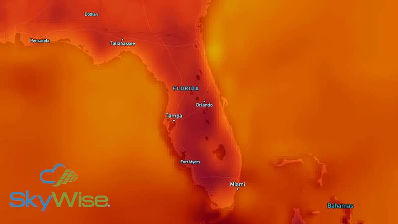 florida temps sea breeze