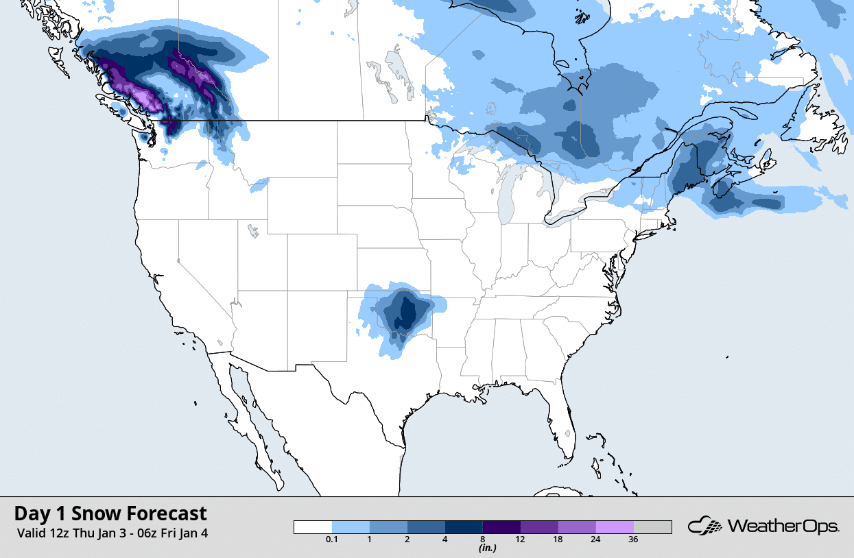 snow accumulation map