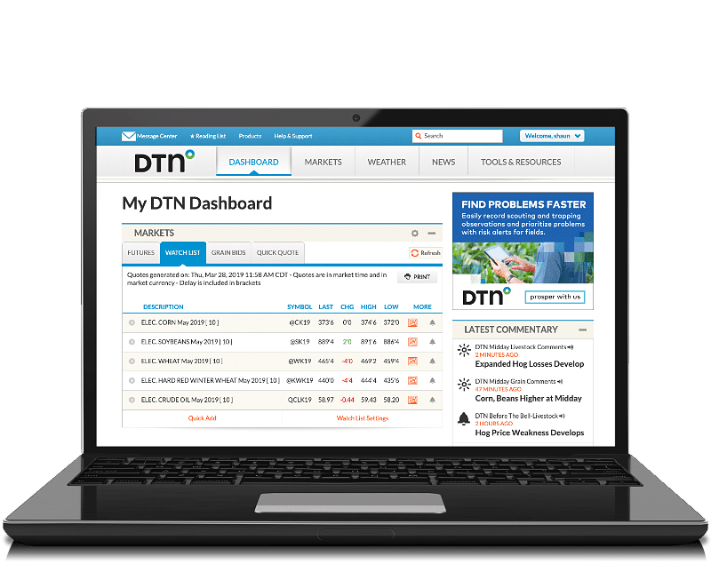 mydtn screenshot on black laptop