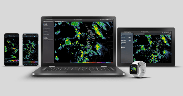 radarscope screenshots on various electronic devices