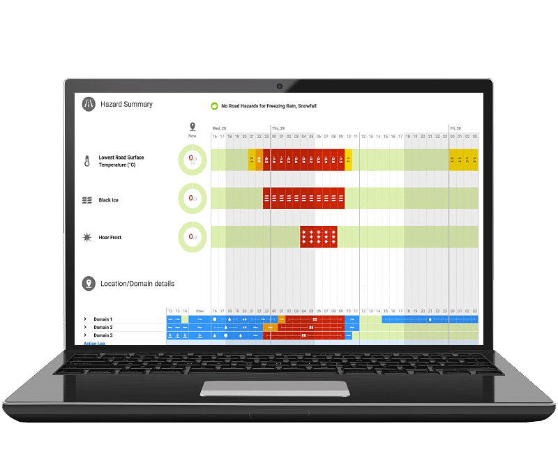 RunwayMaster application screenshot on laptop