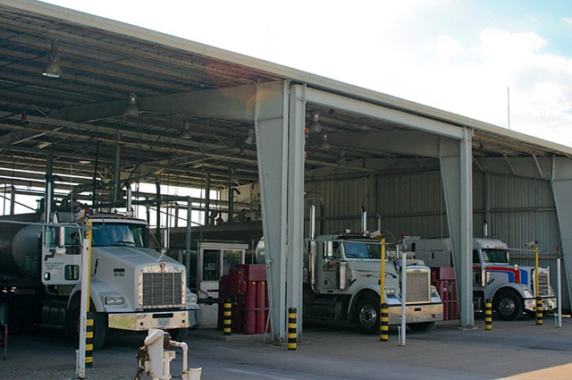 Trucks in Terminals