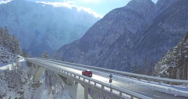 Icy bridge