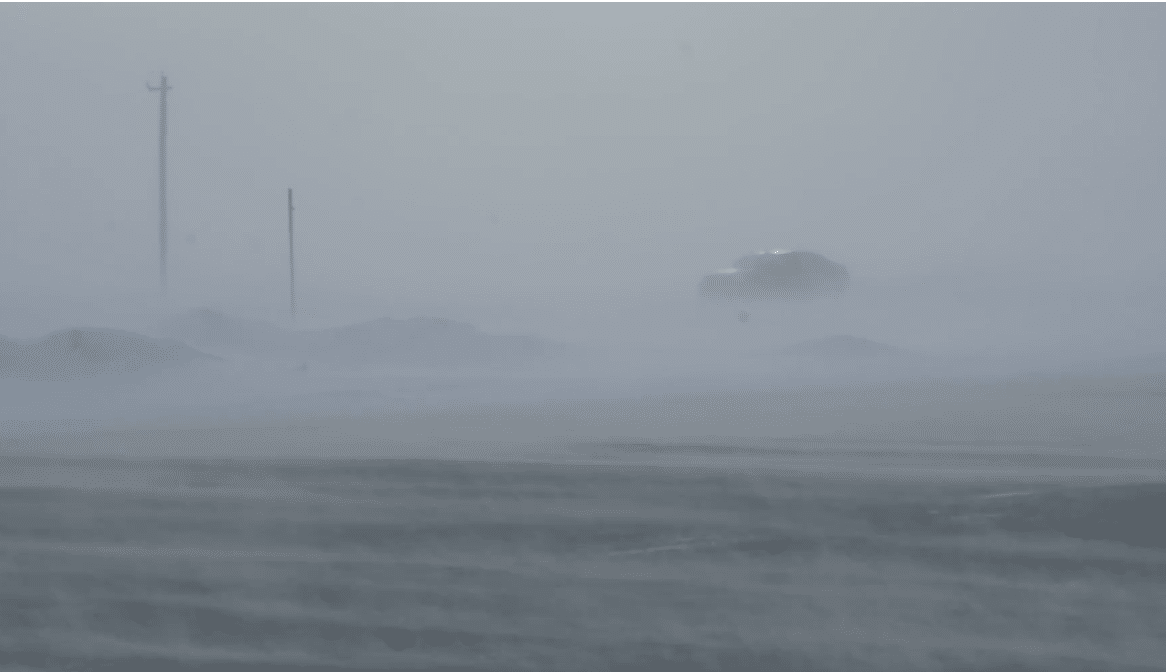 Near White Out Conditions in Minnesota