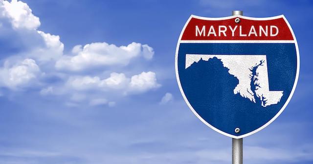 Maryland road sign