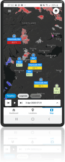 Roadmaster mobile app screenshot