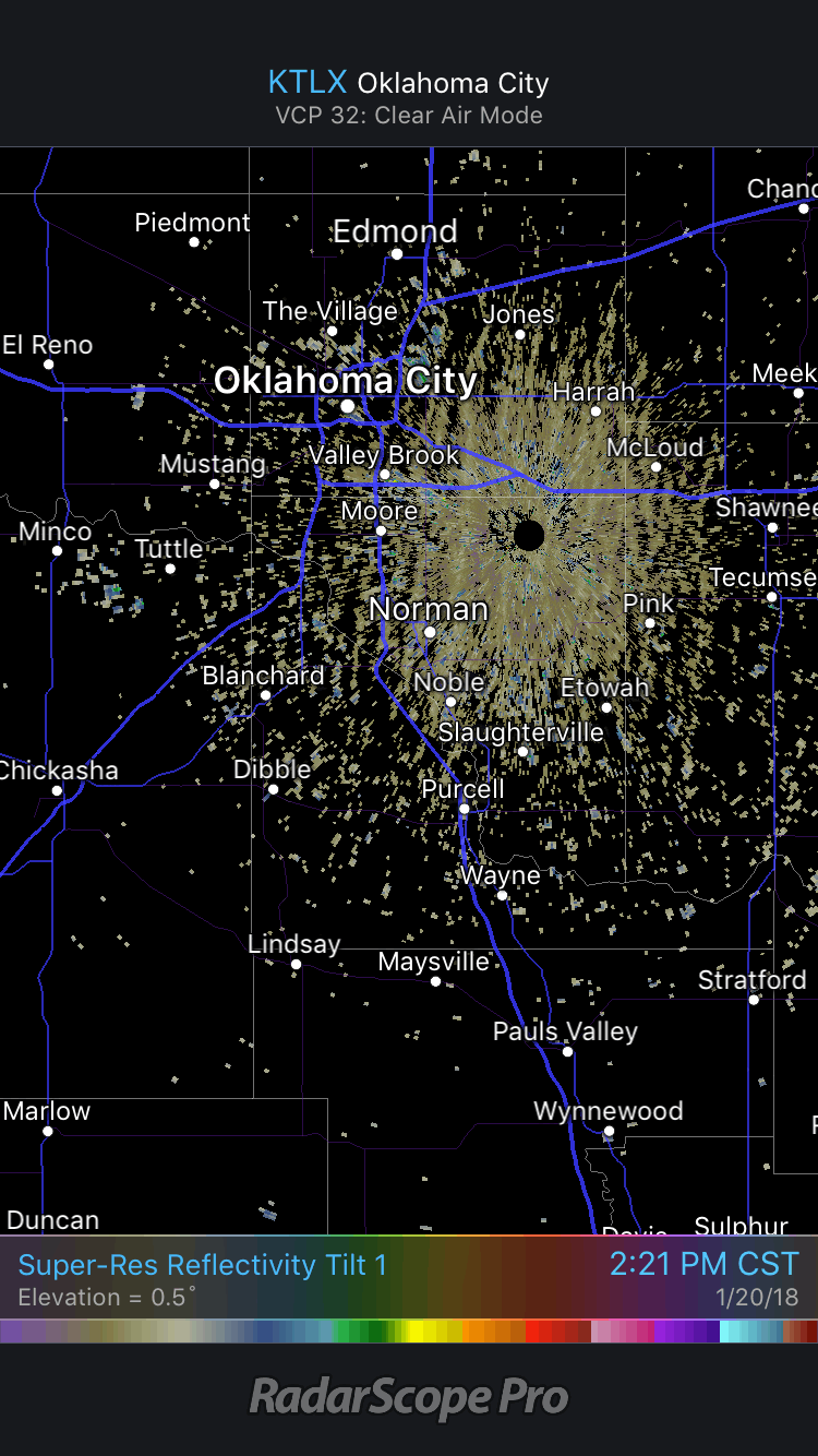 RadarScope Smoke Plume