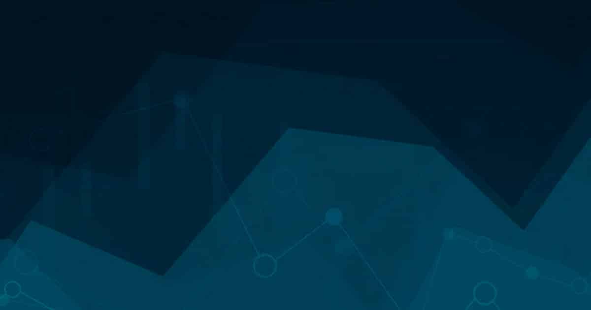 blue bar graph and point lines abstract