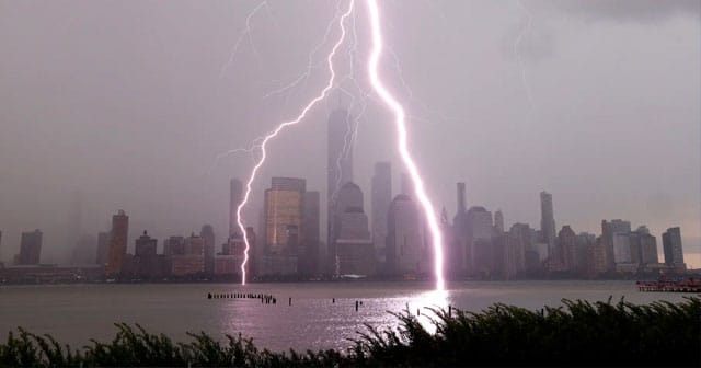 News Insights Lighting with Freedom Tower in basckground