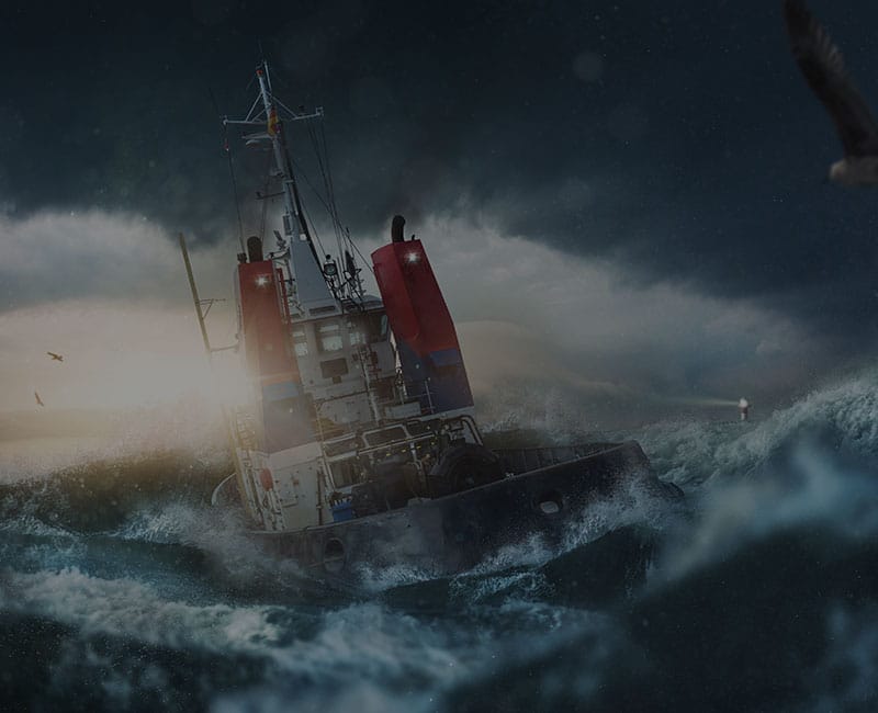 Case Study Resoource Ship in Storm