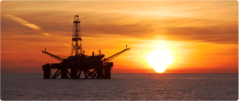 Offshore Platform Silhouette