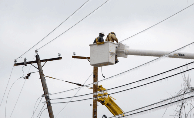 Damaged Power lines