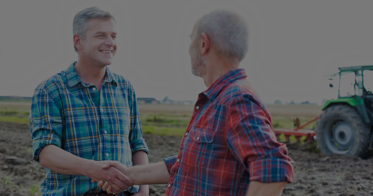 Benefits Farmers Shaking Hands