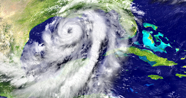 Hurricane on map Blog Header