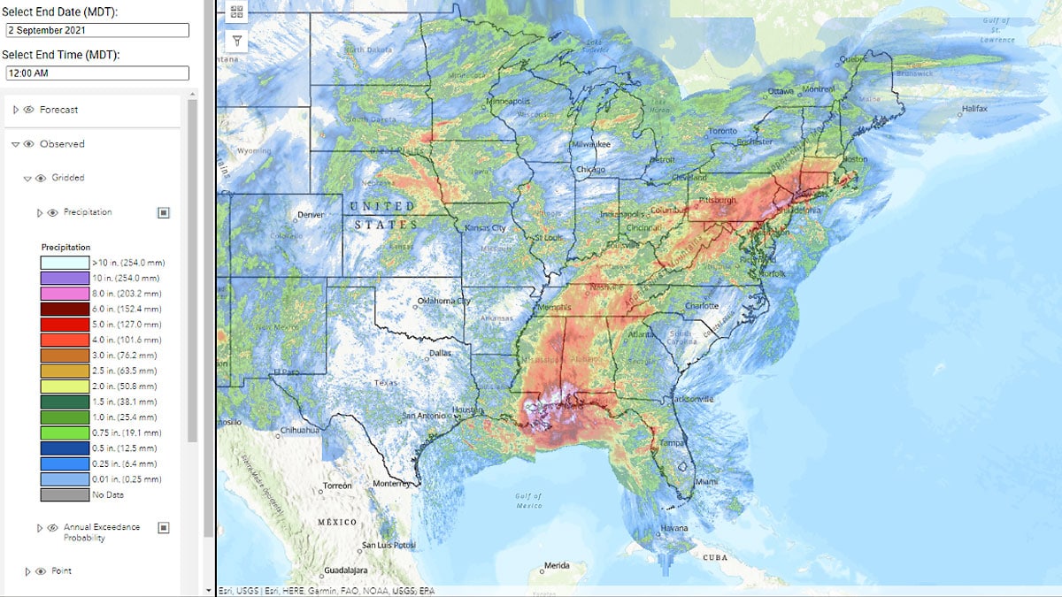 Hurricane Ida flooding Impact