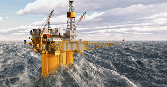 Blog Header Offshore platform in rough waves