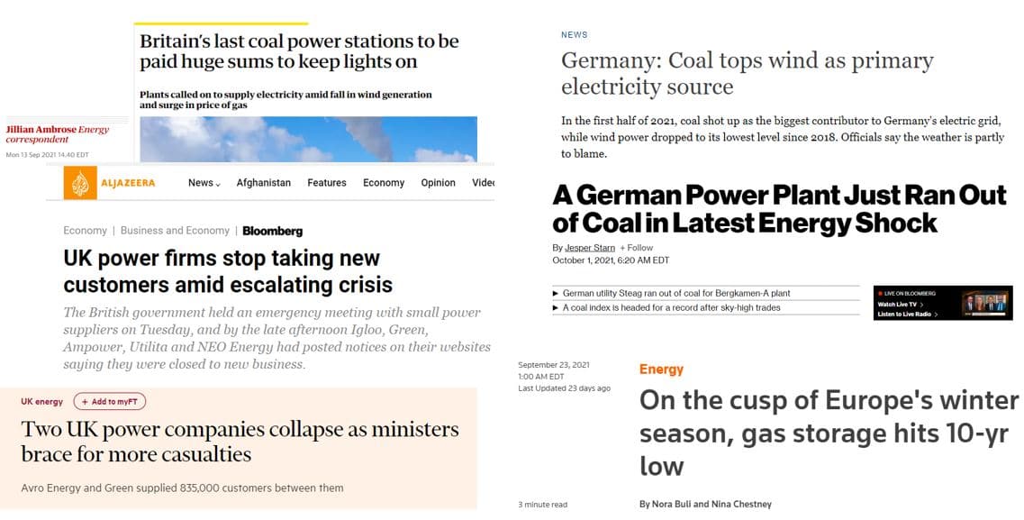 European headlines