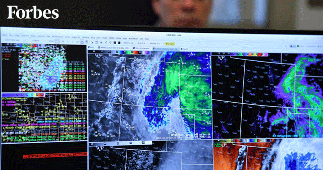 News Insights Weather radars on computer screen