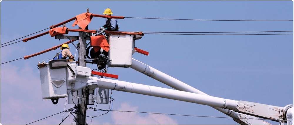 Utility workers