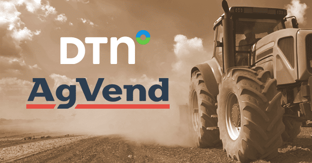 News Release DTN and AgVend logos by Tractor