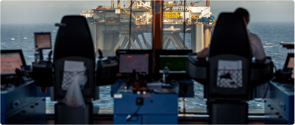 Inside offshore vessel