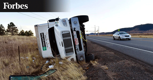 News Insights Forbes Truck tipped over