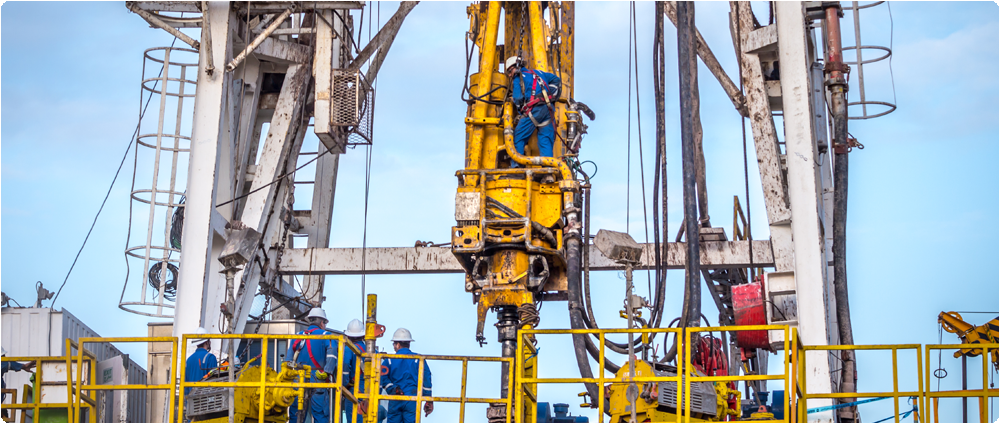 Offshore oil workers