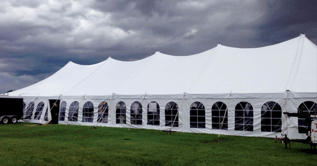 News Insights Tented Event Storm Clouds