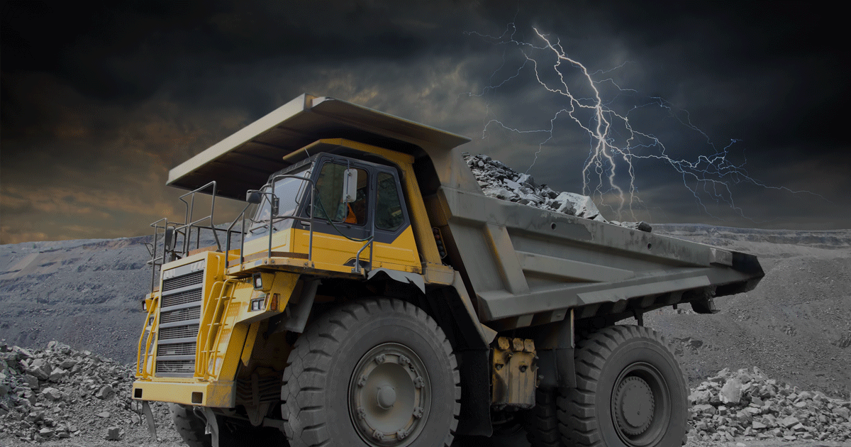Mining Dump Truck Lightning Strike Features Benefits