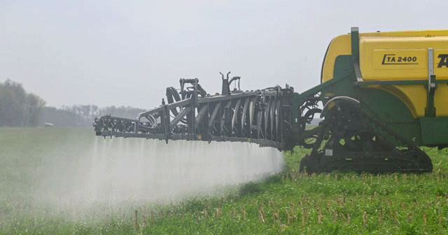 Ag Seasonal Spraying Crops