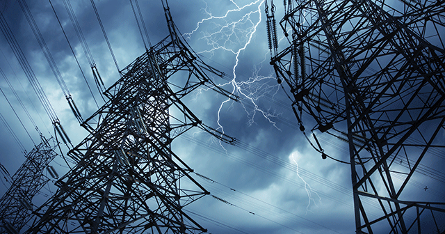 News Release Power towers with lightning