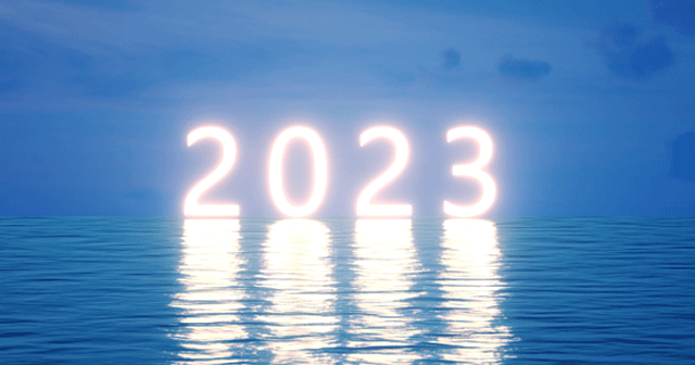 Blog header 2023 over water