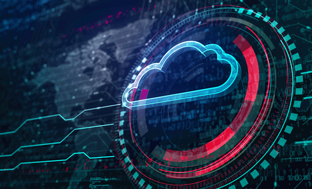 red digital meter and cloud over world map