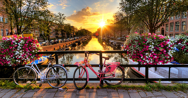 Sunny day in Europe