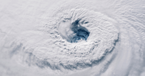 Eye of Hurricane Melissa