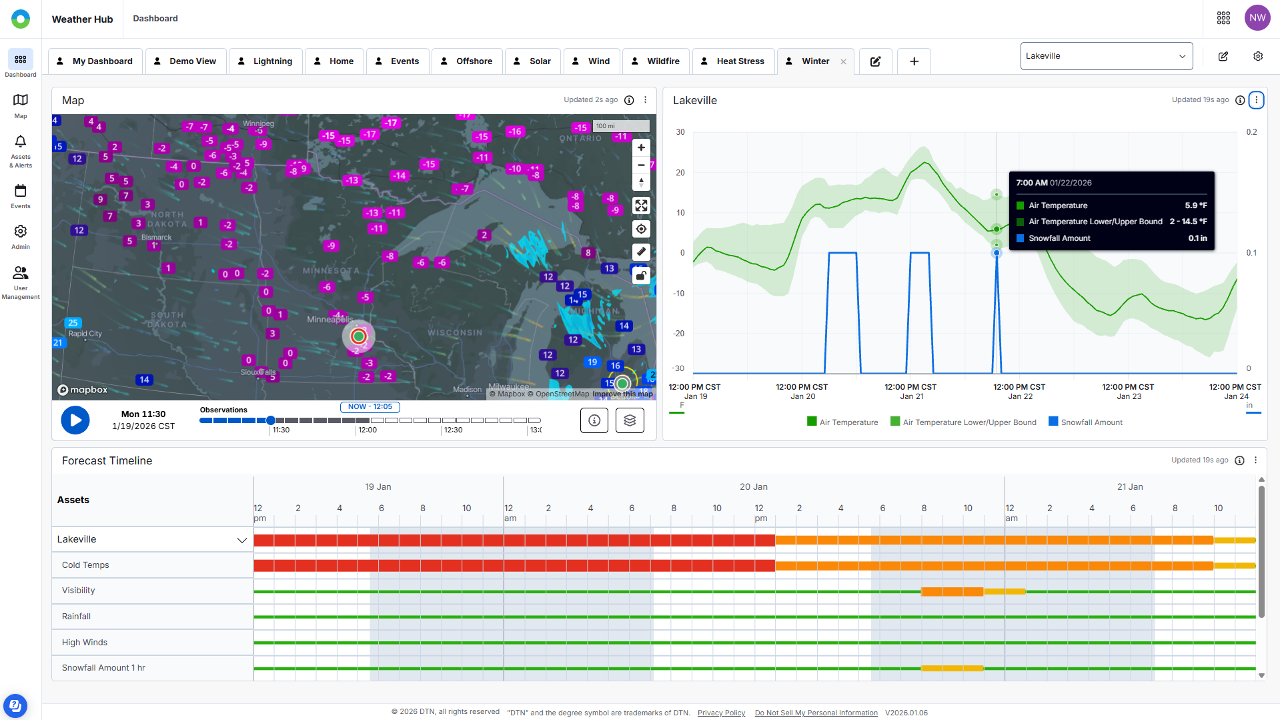 DTN Weather Hub for Outdoor Safety screenshot 1 - smarter forecasting
