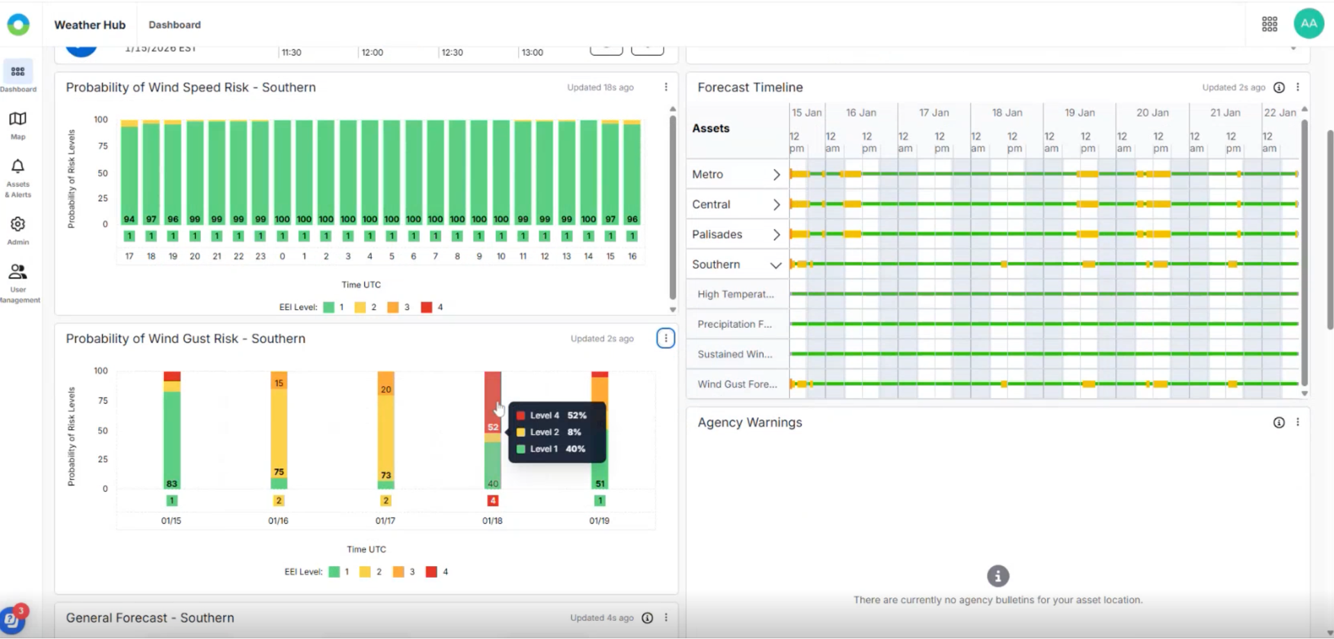 DTN Weather Hub for Utilities screenshot 2 - seamless transition